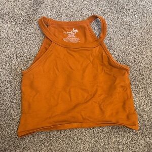 Free People Rust Halter Top